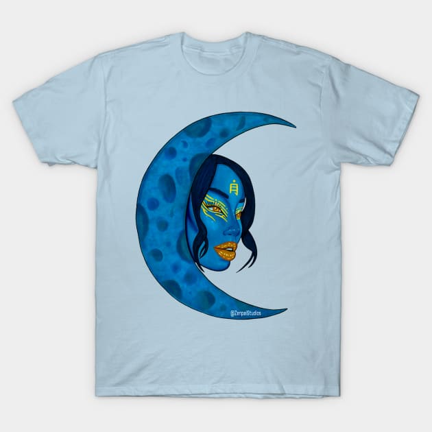 La Luna The Moon Loteria T-Shirt by Zenpaistudios